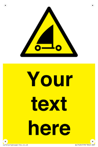 Custom Warning sand yachting